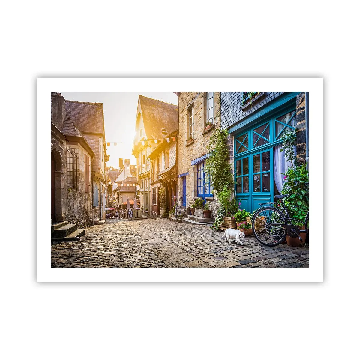 Plakát - Bílý duch městečka - 70x50 cm