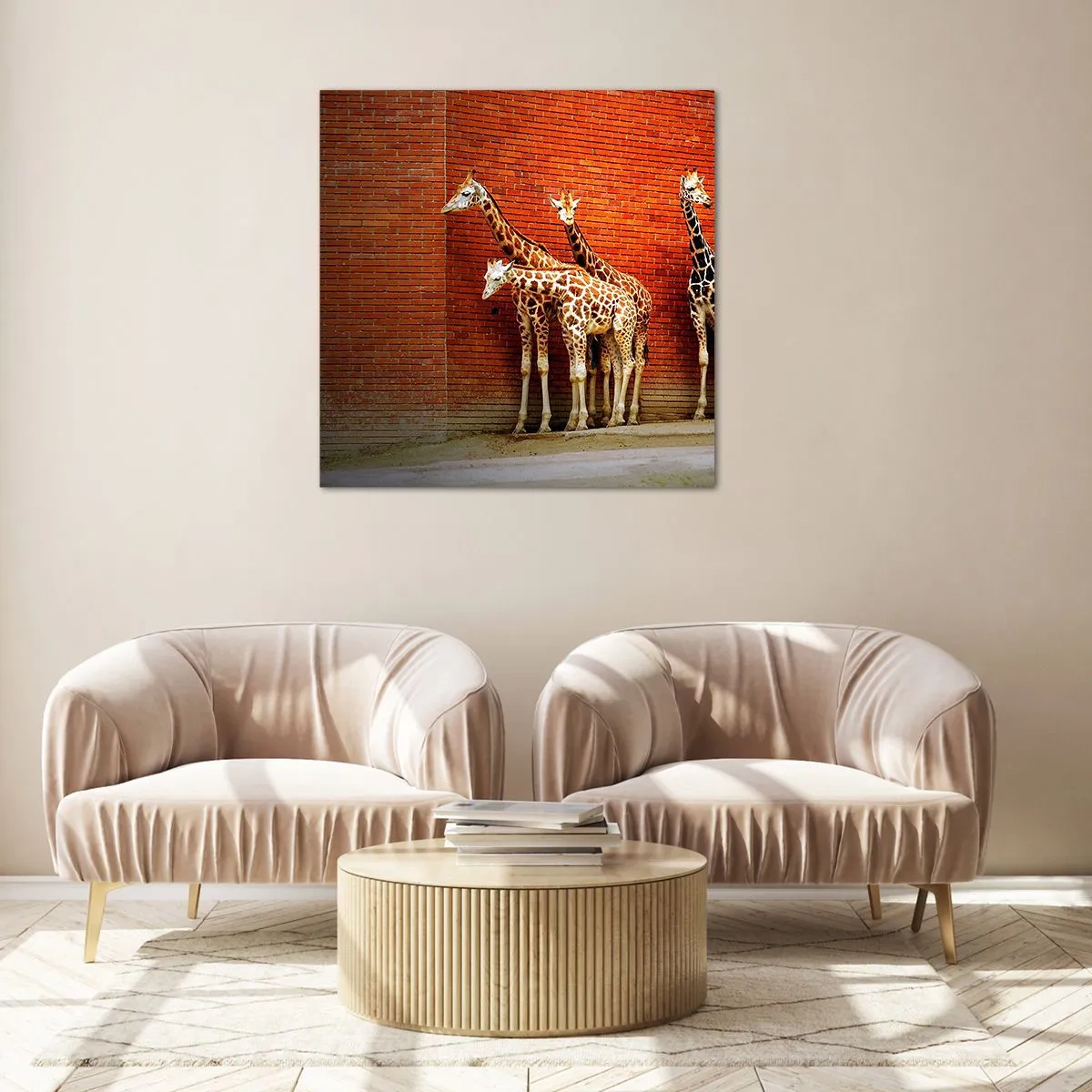 Obraz na skle - Vidíte nějaký akát? - 60x60 cm