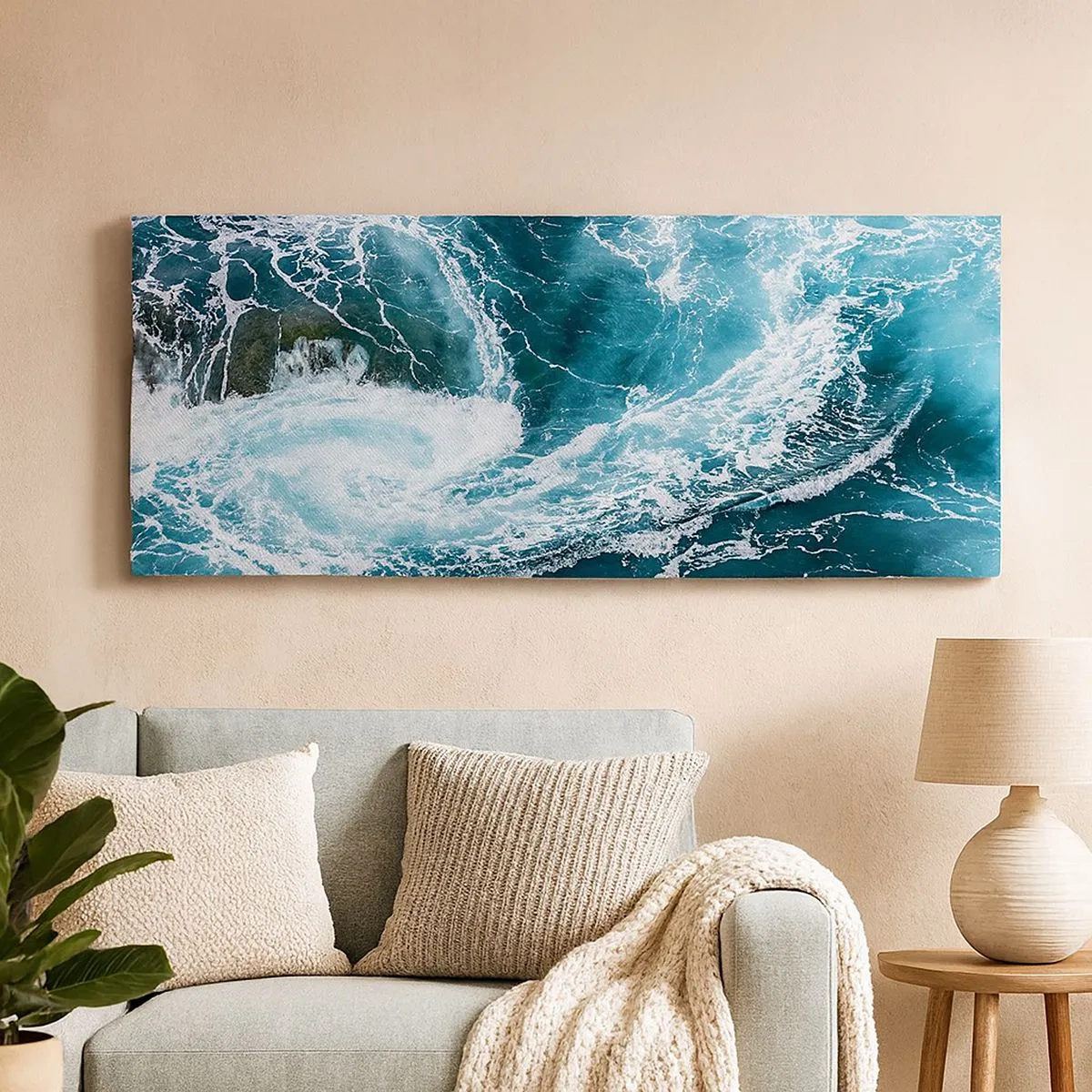 Obraz na plátně - Brána do nitra Země - 100x40 cm