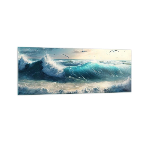 Obraz na skle - Šustění jen pro tebe - 140x50 cm
