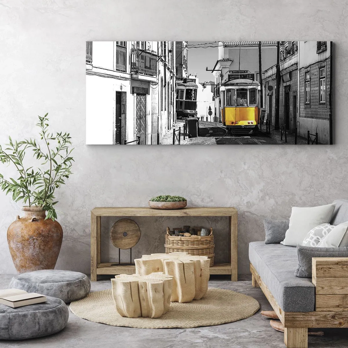 Obraz na plátně - Duch Lisabonu - 160x50 cm