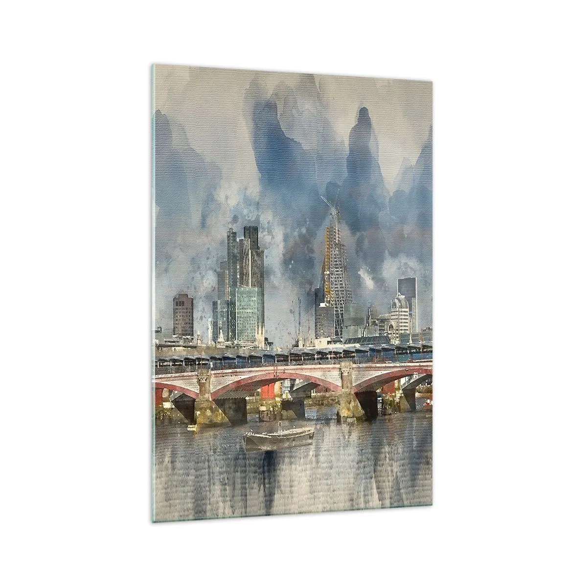 Obraz na skle - Londýn v celé své kráse - 70x100 cm