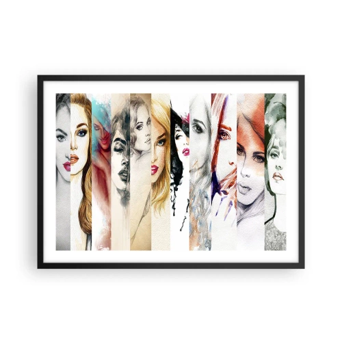 Plakát v černém rámu - A vždy jsi to TY - 70x50 cm