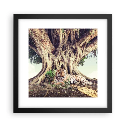 Plakát v černém rámu - Pohled z knihy Mojžíšovy - 30x30 cm