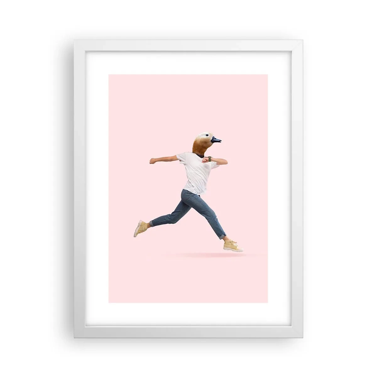 Plakát v bílém rámu - Špetka absurdity - 30x40 cm