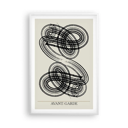 Plakát v bílém rámu - Vyšlo to spontánně - 61x91 cm