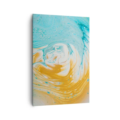 Obraz na plátně - Pastelový vír - 70x100 cm