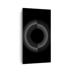 Obraz na plátně - Černé slunce - 45x80 cm