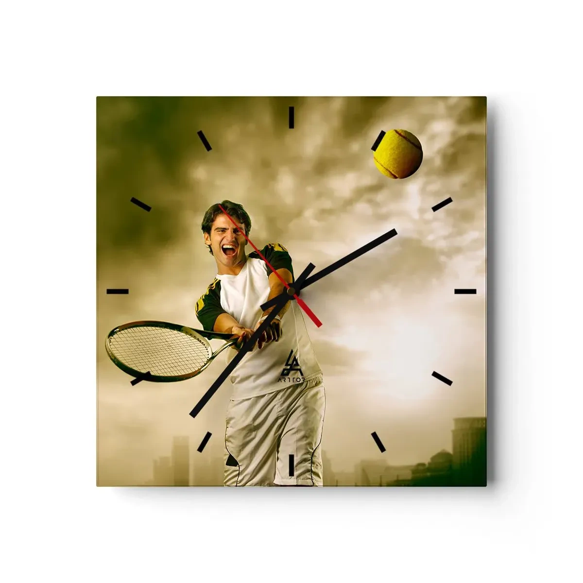 Nástěnné hodiny - Energie a radost - 40x40 cm