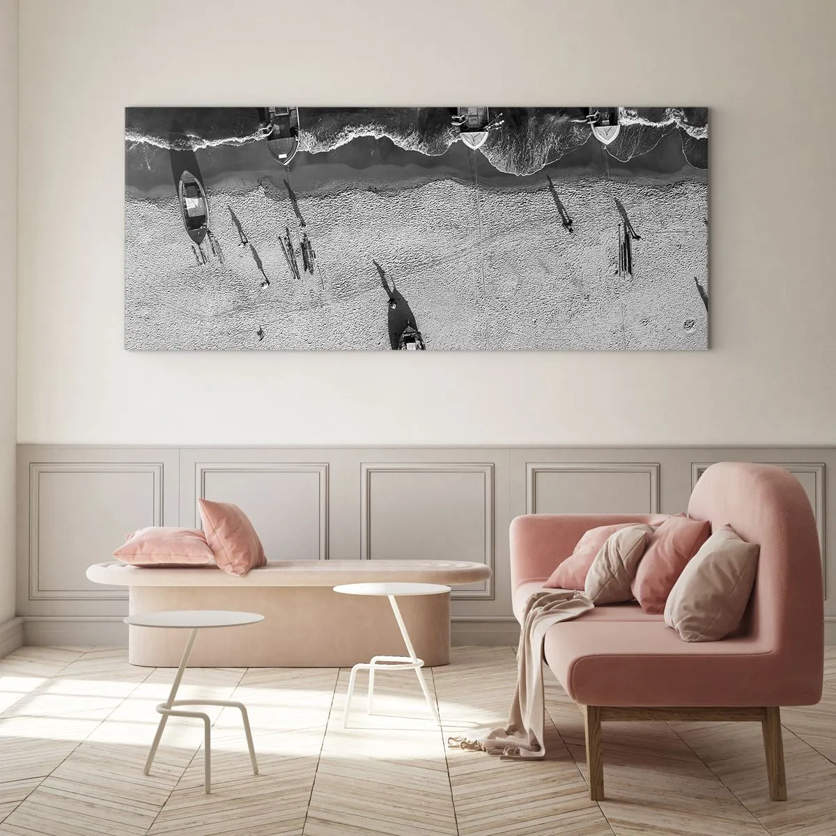 Obraz na skle - Ještě na břehu… - 100x40 cm