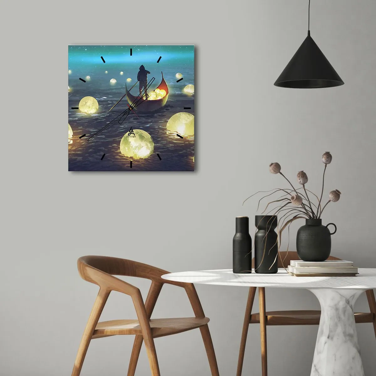 Nástěnné hodiny - Věci, o nichž se filozofům nezdá - 40x40 cm