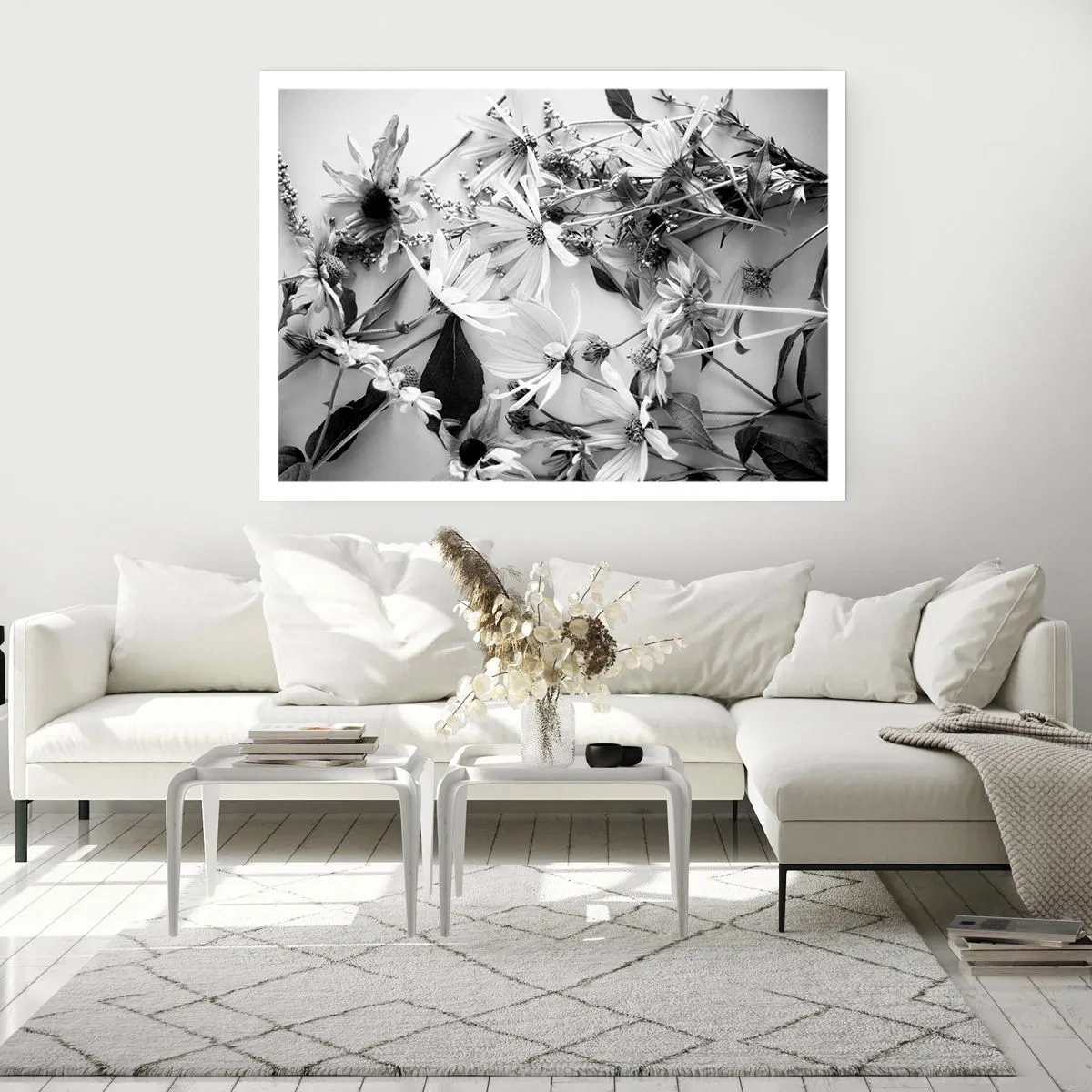 Plakát - Květiny bez kytice - 100x70 cm