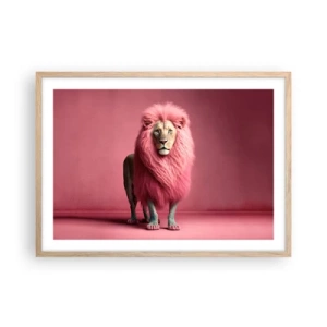 Plakát v rámu světlý dub - A už se nebojíš - 70x50 cm