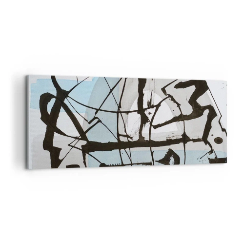 Obraz na plátně - Přesto modrá - 120x50 cm