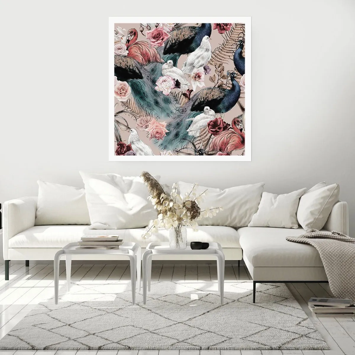 Plakát - V palácové zahradě - 60x60 cm