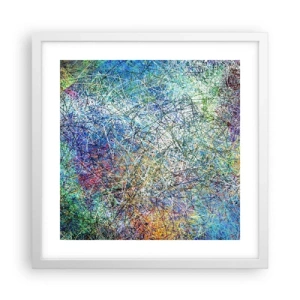 Plakát v bílém rámu - To není tak jednoduché - 40x40 cm