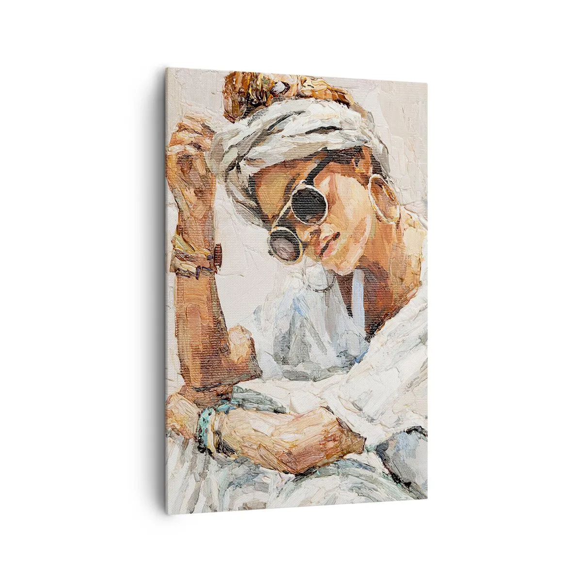 Obraz na plátně - Portrét v plném slunci - 80x120 cm