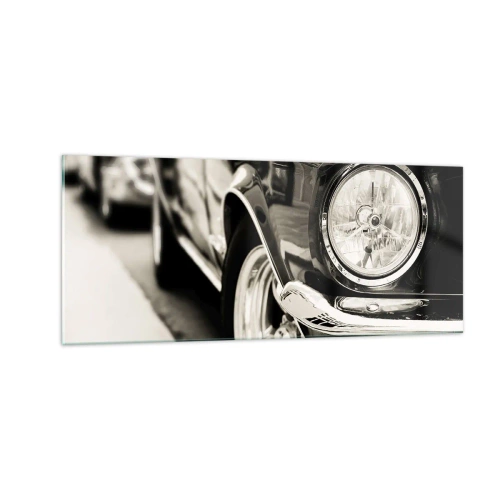 Obraz na skle - Nepomíjející lesk - 100x40 cm