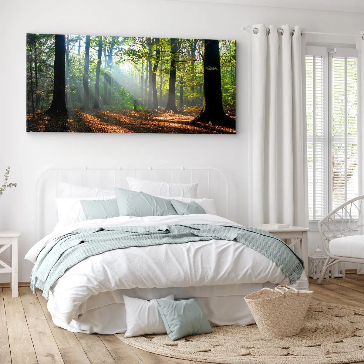 Obraz na plátně - Světla a stíny - 160x50 cm