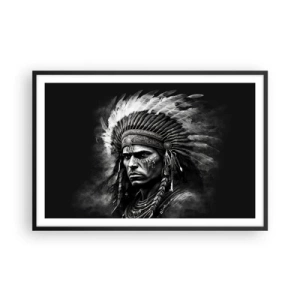 Plakát v černém rámu - Vůdce a bojovník - 91x61 cm