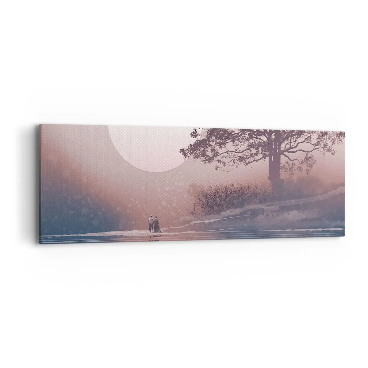 Obraz na plátně - Noční zázraky - 90x30 cm