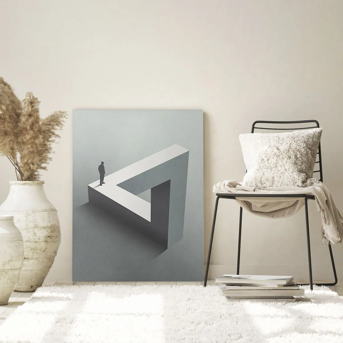 Obraz na skle - A přece je to možné - 50x70 cm