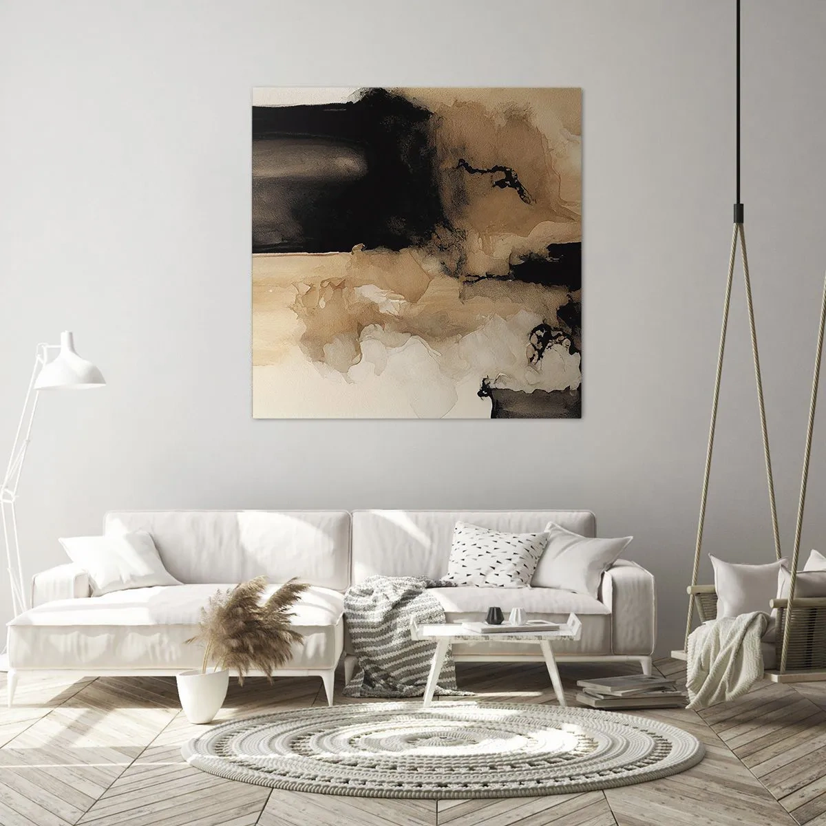 Obraz na plátně - Poutavá abstrakce - 50x50 cm