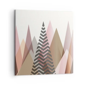 Obraz na plátně - Pyramidální pohled - 50x50 cm