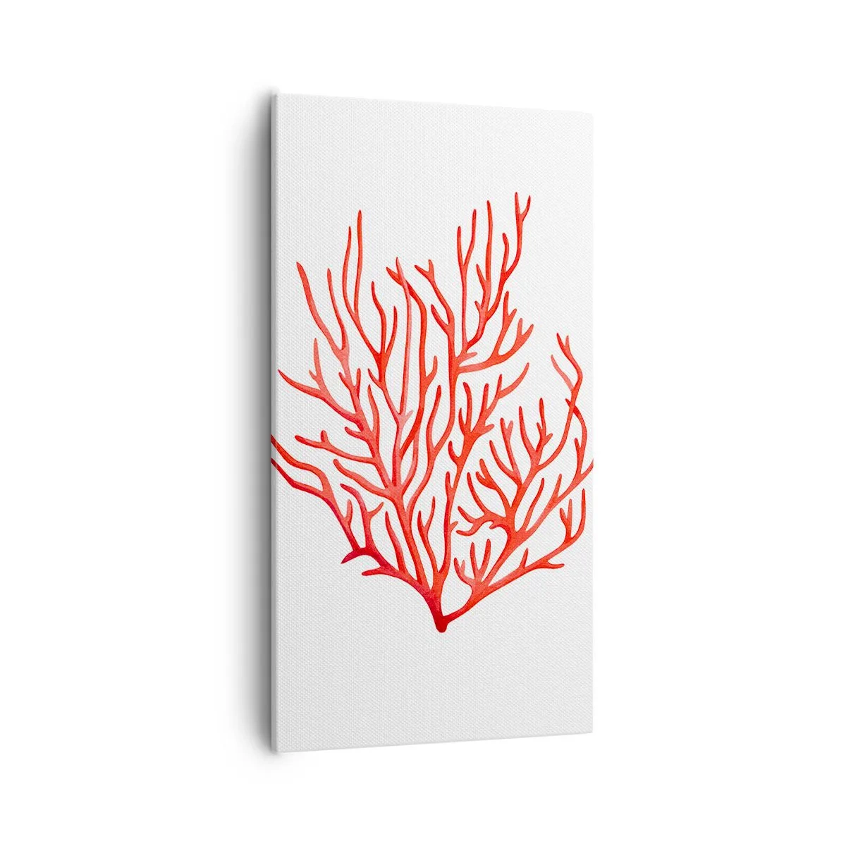 Obraz na plátně - Korálový filigrán - 55x100 cm