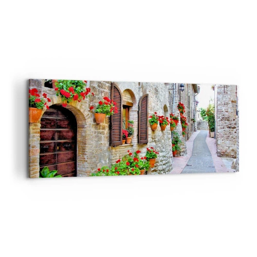 Obraz na plátně - Italská atmosféra - 100x40 cm