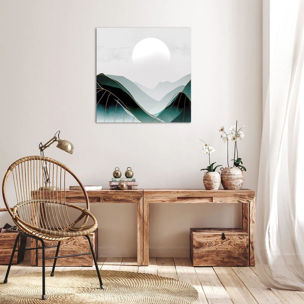 Obraz na plátně - V plném majestátu - 70x70 cm