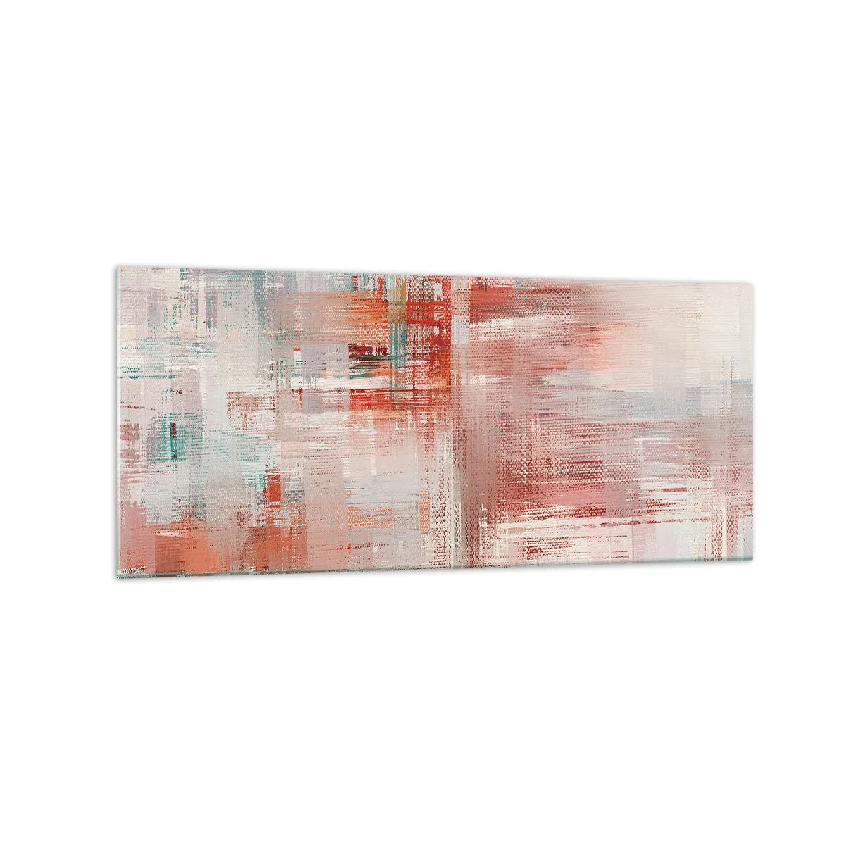 Obraz na skle - Zamlžené. Ale růžové - 120x50 cm