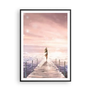 Plakát v černém rámu - Ve světle snu - 70x100 cm