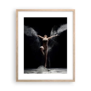 Plakát v rámu světlý dub - Elfové existují - 40x50 cm