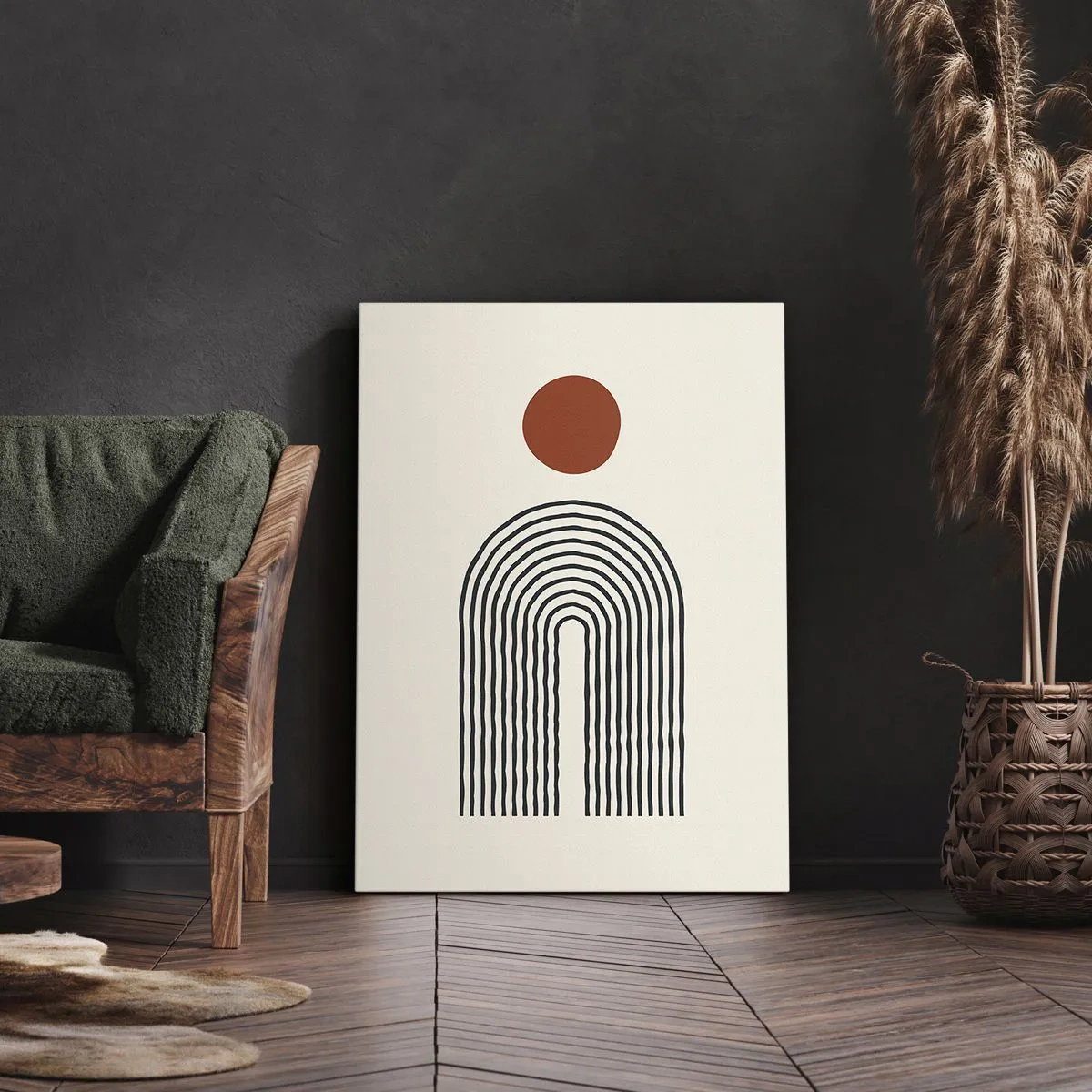 Obraz na plátně - Magnetismus tvarů a barev - 50x70 cm