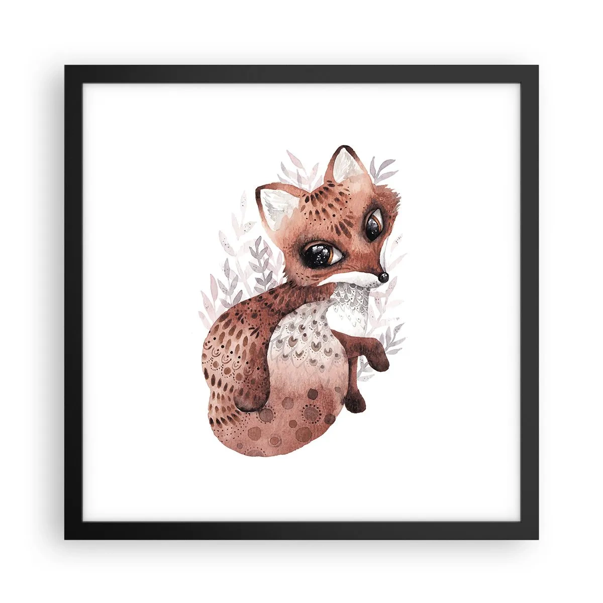 Plakát v černém rámu - Prostě se zamilovat - 40x40 cm