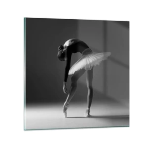 Obraz na skle - Bella ballerina - 30x30 cm