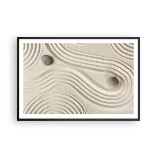 Plakát v černém rámu - Dotek tepla - 91x61 cm