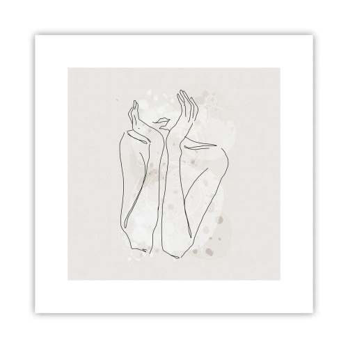 Plakát - Zasněný okamžik - 30x30 cm