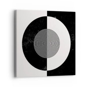 Obraz na plátně - Harmonie v černé a bílé - 30x30 cm
