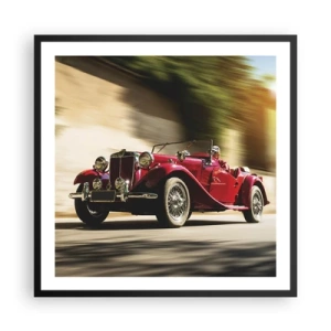 Plakát v černém rámu - Krásnější než Níké Samothrácká - 60x60 cm