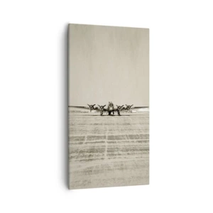 Obraz na plátně - Jako vždy připraven - 55x100 cm