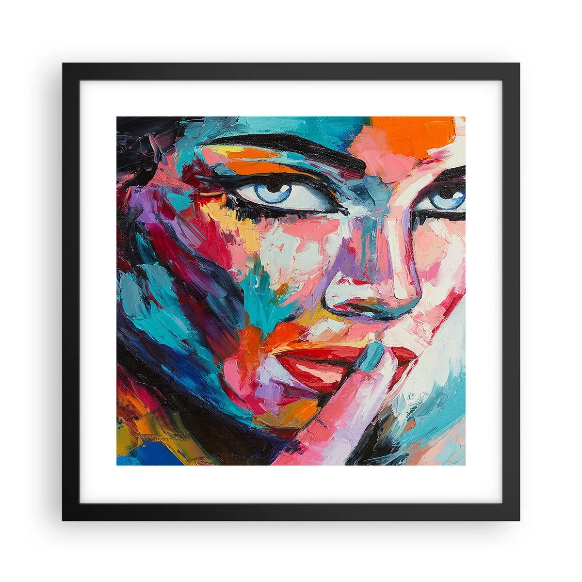 Plakát v černém rámu - Naše první tajemství - 40x40 cm