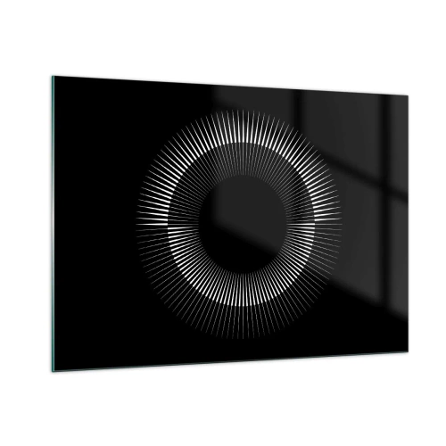 Obraz na skle - Černé slunce - 100x70 cm