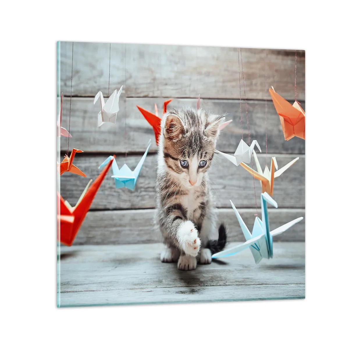 Obraz na skle - První lekce - 70x70 cm