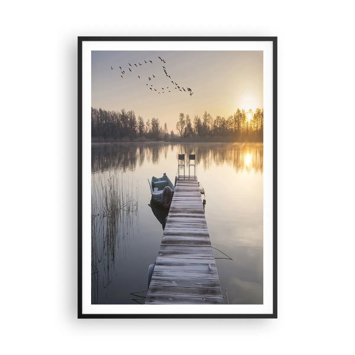 Plakát v černém rámu - Časem se vrátím - 70x100 cm