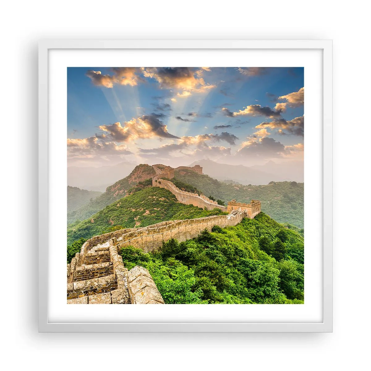 Plakát v bílém rámu - Nepomíjející velikost - 50x50 cm