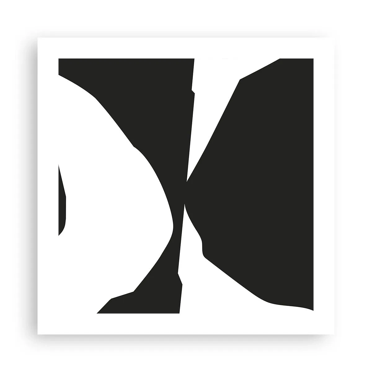 Plakát - Positive-negative - 50x50 cm