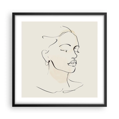 Plakát v černém rámu - Výrazným tahem - 50x50 cm
