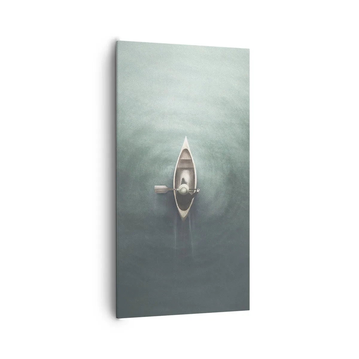 Obraz na plátně - Přes měsíční jezero - 65x120 cm